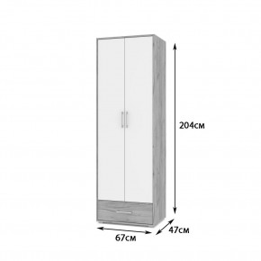 ОЛИВИЯ Детская (модульная) дуб серый/белый в Троицке - troick.ok-mebel.com | фото 17