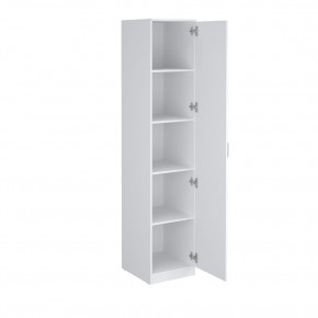 Пенал 450 Париж (Белый тиснение) в Троицке - troick.ok-mebel.com | фото 3