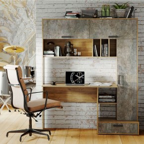 Письменный стол Техно (крафт/бетон) в Троицке - troick.ok-mebel.com | фото 3
