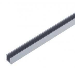 Планка торцевая "П" 4 мм для стеновой панели (алюминий) в Троицке - troick.ok-mebel.com | фото 1