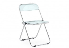 Пластиковый стул Fold складной clear gray-blue в Троицке - troick.ok-mebel.com | фото
