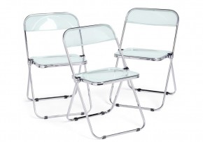 Пластиковый стул Fold складной clear gray-blue в Троицке - troick.ok-mebel.com | фото 10