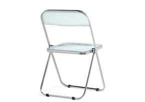 Пластиковый стул Fold складной clear gray-blue в Троицке - troick.ok-mebel.com | фото 4