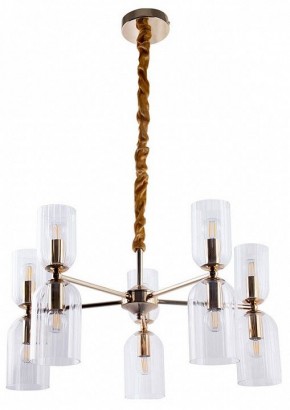 Подвесная люстра Arte Lamp Charm A1623LM-10GO в Троицке - troick.ok-mebel.com | фото