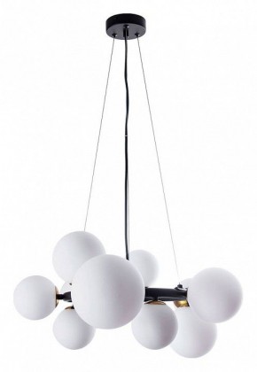 Подвесная люстра Arte Lamp Gemini A2243SP-10BK в Троицке - troick.ok-mebel.com | фото 2