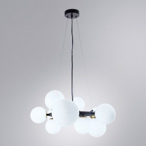Подвесная люстра Arte Lamp Gemini A2243SP-10BK в Троицке - troick.ok-mebel.com | фото 3