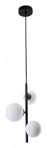 Подвесная люстра Arte Lamp Gemini A2243SP-3BK в Троицке - troick.ok-mebel.com | фото 2
