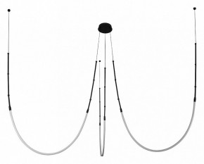 Подвесная люстра Arte Lamp Klimt A2850SP-38BK в Троицке - troick.ok-mebel.com | фото
