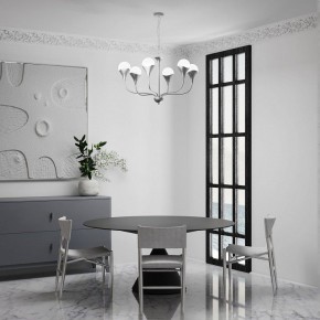 Подвесная люстра Eurosvet Calyx 60169/6 никель в Троицке - troick.ok-mebel.com | фото 4