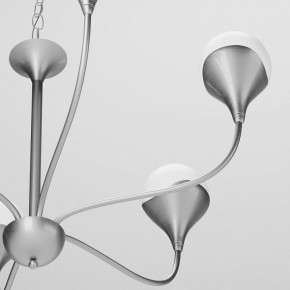 Подвесная люстра Eurosvet Calyx 60169/6 никель в Троицке - troick.ok-mebel.com | фото 5