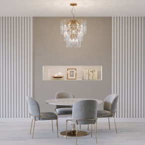 Подвесная люстра Eurosvet Claire 60171 золото в Троицке - troick.ok-mebel.com | фото 3