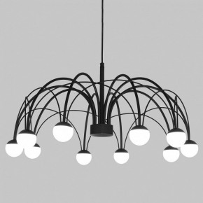Подвесная люстра Eurosvet Ragno 90034/10 LED черный в Троицке - troick.ok-mebel.com | фото