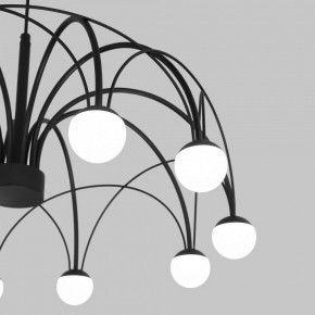 Подвесная люстра Eurosvet Ragno 90034/10 LED черный в Троицке - troick.ok-mebel.com | фото 6