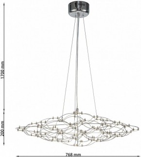 Подвесная люстра Favourite Thinner 4305-8P в Троицке - troick.ok-mebel.com | фото 5