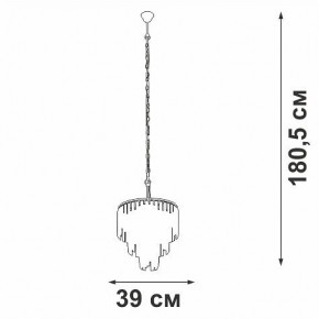 Подвесная люстра Vitaluce V5867 V5867-8/10 в Троицке - troick.ok-mebel.com | фото 5