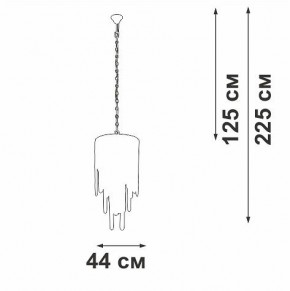 Подвесная люстра Vitaluce V5885 V5885-9/7 в Троицке - troick.ok-mebel.com | фото 3