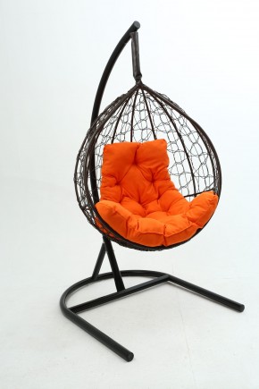 Подвесное кресло Бароло (коричневый/оранжевый) в Троицке - troick.ok-mebel.com | фото
