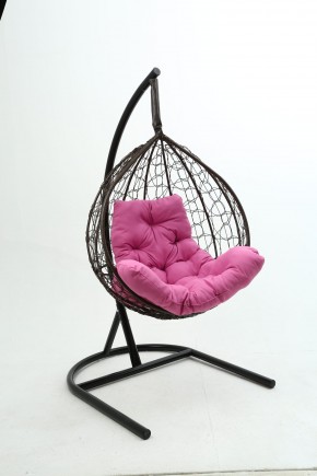 Подвесное кресло Бароло (коричневый/розовый) в Троицке - troick.ok-mebel.com | фото
