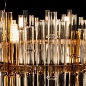 Подвесной светильник Arte Lamp Crystalla A4111LM-16GO в Троицке - troick.ok-mebel.com | фото 6