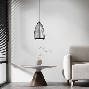 Подвесной светильник Eurosvet Comodita 40009/1 LED черный в Троицке - troick.ok-mebel.com | фото 4