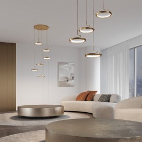 Подвесной светильник Eurosvet Crespella 90034/6 золото в Троицке - troick.ok-mebel.com | фото 4