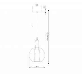 Подвесной светильник Eurosvet Frasco 50267/1 LED черный в Троицке - troick.ok-mebel.com | фото 4