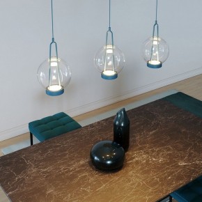 Подвесной светильник Eurosvet Frasco 50267/1 LED синий в Троицке - troick.ok-mebel.com | фото 4