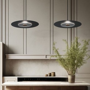 Подвесной светильник Eurosvet Kontur 40030/1 LED черный в Троицке - troick.ok-mebel.com | фото 3