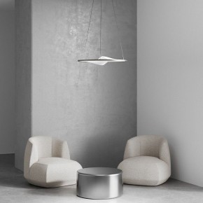 Подвесной светильник Eurosvet Occhio 40026/1 LED серый в Троицке - troick.ok-mebel.com | фото 4