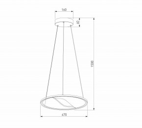 Подвесной светильник Eurosvet Occhio 40026/1 LED серый в Троицке - troick.ok-mebel.com | фото 5