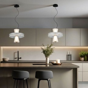 Подвесной светильник Eurosvet Titania 40028/1 LED белый в Троицке - troick.ok-mebel.com | фото 3