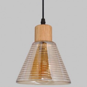 Подвесной светильник Imex MD.5870 MD.5870-1-P-WOOD+BK в Троицке - troick.ok-mebel.com | фото