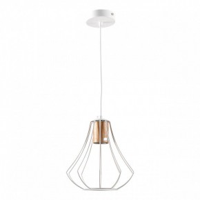 Подвесной светильник Imex MD.9052 MD.9052-1-P-WH+WOOD в Троицке - troick.ok-mebel.com | фото 2