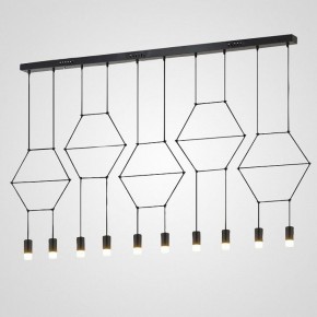 Подвесной светильник Imperiumloft Via Wireflow polyhedral Via01 в Троицке - troick.ok-mebel.com | фото