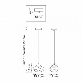 Подвесной светильник Lightstar Meringe 799033 в Троицке - troick.ok-mebel.com | фото 4