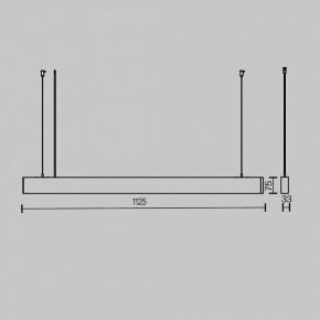Подвесной светильник Maytoni BASIS P051PL-36W2.7-6K-B в Троицке - troick.ok-mebel.com | фото 7