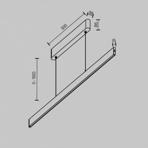 Подвесной светильник Maytoni Ephoria P109PL-36W2.7-6K-B в Троицке - troick.ok-mebel.com | фото 7