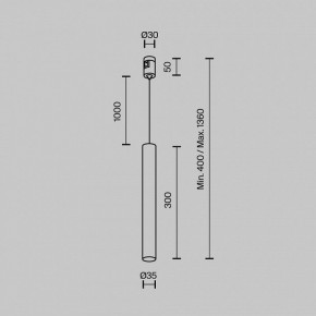 Подвесной светильник Maytoni Focus Led TR155-1-5W3K-BS в Троицке - troick.ok-mebel.com | фото 4
