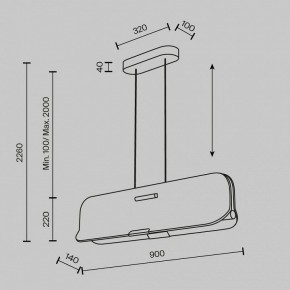 Подвесной светильник Maytoni Optimista MOD408PL-L12B3K в Троицке - troick.ok-mebel.com | фото 7