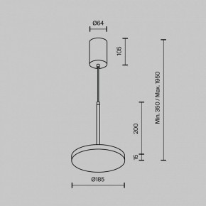 Подвесной светильник Maytoni Plato P076PL-L12W4K-BS в Троицке - troick.ok-mebel.com | фото 6