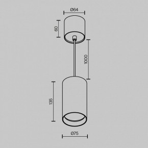 Подвесной светильник Maytoni Vol P100PL-20W3K-BS в Троицке - troick.ok-mebel.com | фото 7