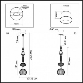 Подвесной светильник Odeon Light Terra 5414/1C в Троицке - troick.ok-mebel.com | фото 6