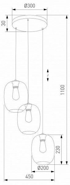 Подвесной светильник TK Lighting Elio 5973 Elio в Троицке - troick.ok-mebel.com | фото 3