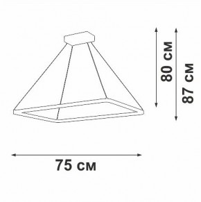 Подвесной светильник Vitaluce V2704 V2704-9/1S в Троицке - troick.ok-mebel.com | фото 3