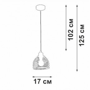 Подвесной светильник Vitaluce V2854 V2854-1/1S в Троицке - troick.ok-mebel.com | фото 5