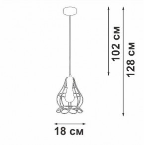 Подвесной светильник Vitaluce V2868 V2868-1/1S в Троицке - troick.ok-mebel.com | фото 5