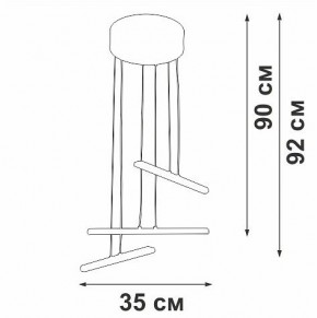 Подвесной светильник Vitaluce V3046 V3046-1/3S в Троицке - troick.ok-mebel.com | фото 5