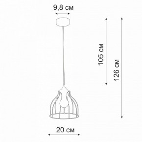 Подвесной светильник Vitaluce V3102 V3102-1/1S в Троицке - troick.ok-mebel.com | фото 3