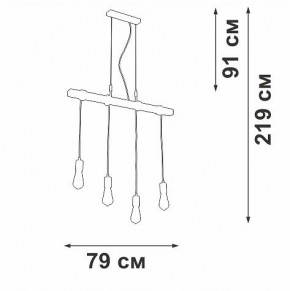 Подвесной светильник Vitaluce V47160 V47160-1/4S в Троицке - troick.ok-mebel.com | фото 5