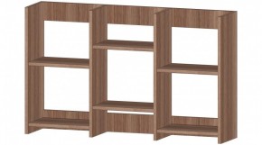 Полка книжная средняя (шимо темный) в Троицке - troick.ok-mebel.com | фото